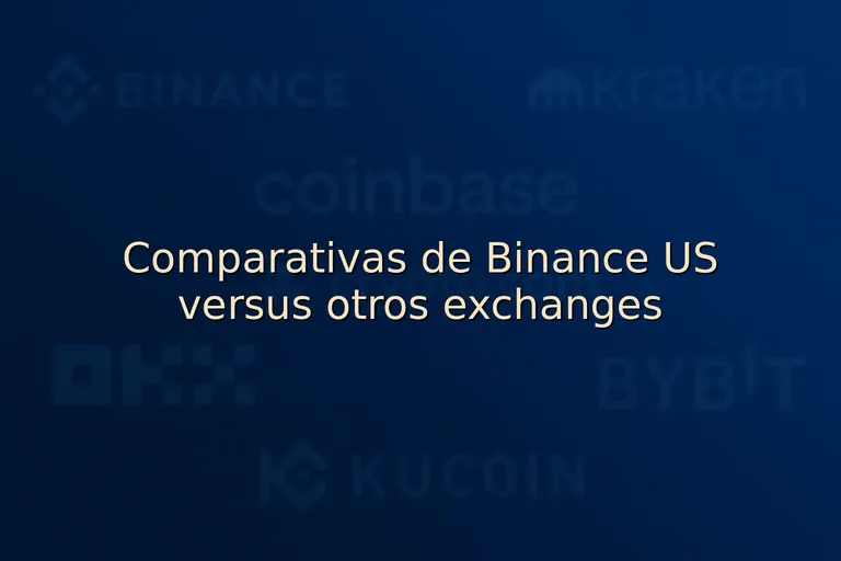 Comparativas de Binance US versus otros exchanges