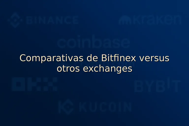 Comparativas de Bitfinex versus otros exchanges