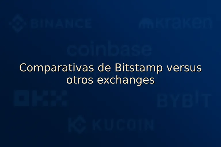 Comparativas de Bitstamp versus otros exchanges