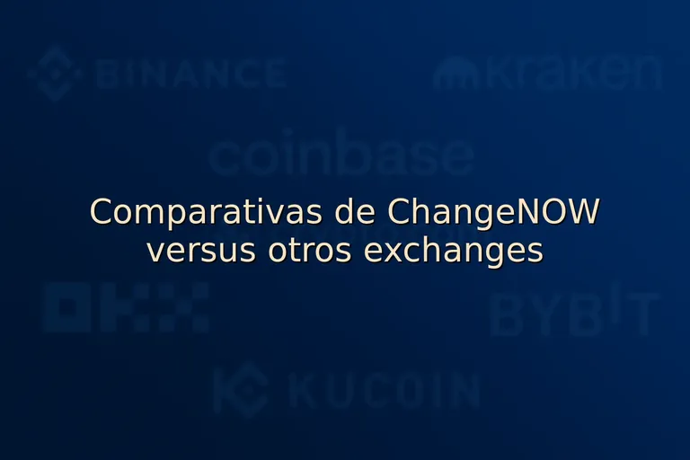 Comparativas de ChangeNOW versus otros exchanges