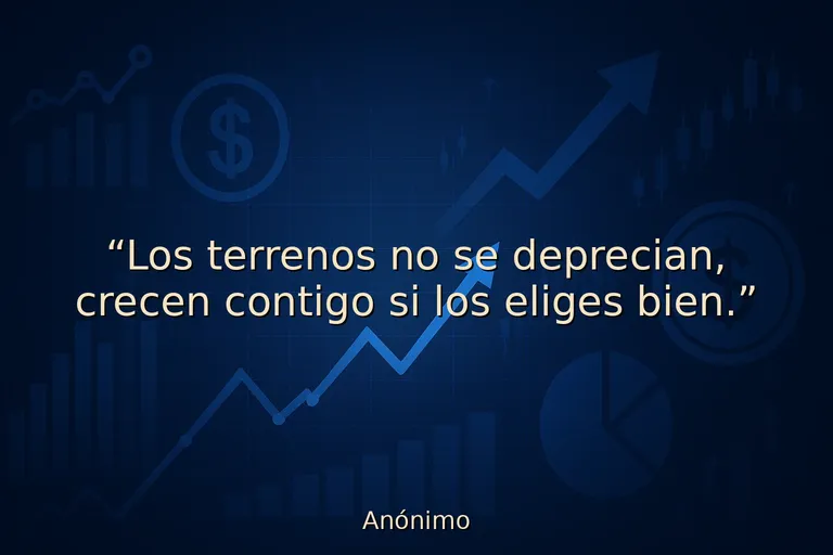 Frases sobre Invertir en Terrenos para Crear Riqueza con Bienes Raíces