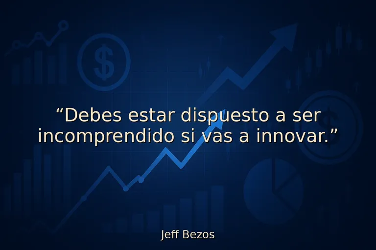 Frases de Jeff Bezos sobre Riqueza, Éxito y Liderazgo