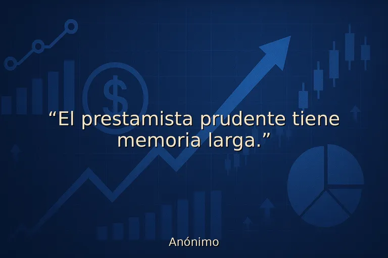 citas de Prestamistas sobre Riesgo, Deuda y Rentabilidad
