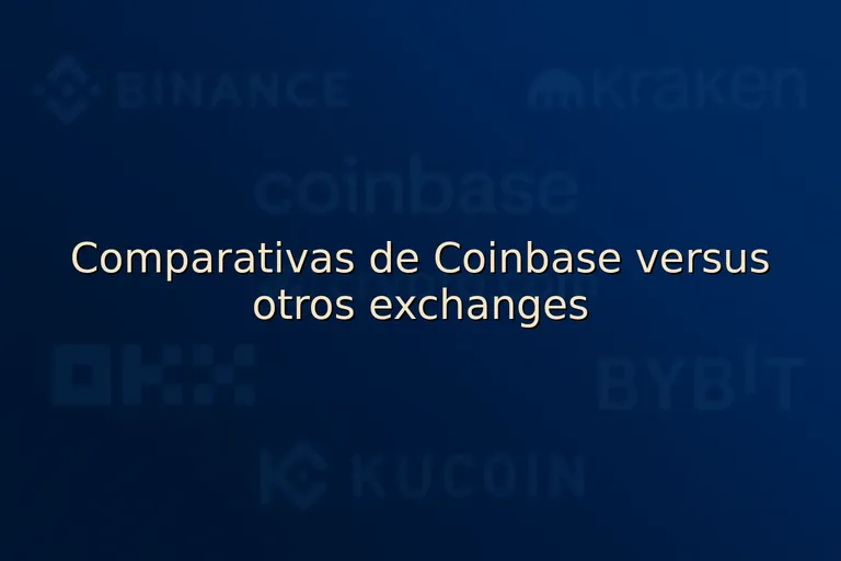 Comparativas de Coinbase versus otros exchanges