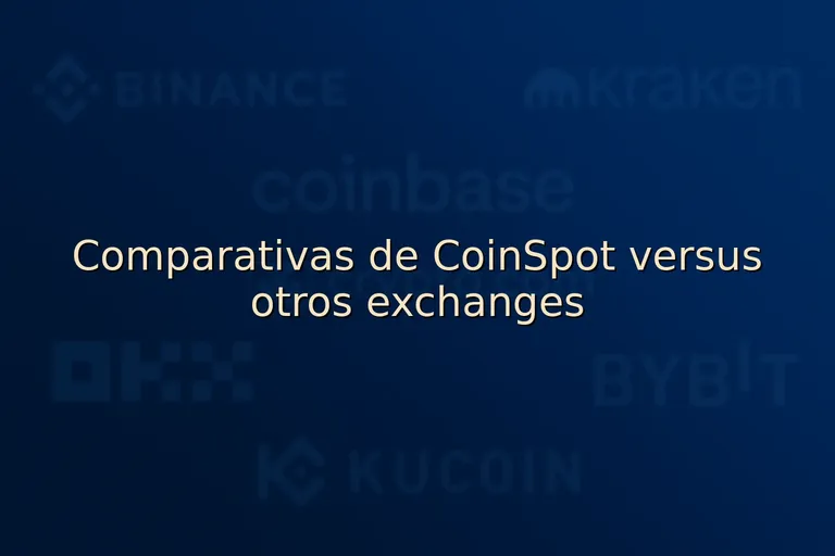 Comparativas de CoinSpot versus otros exchanges