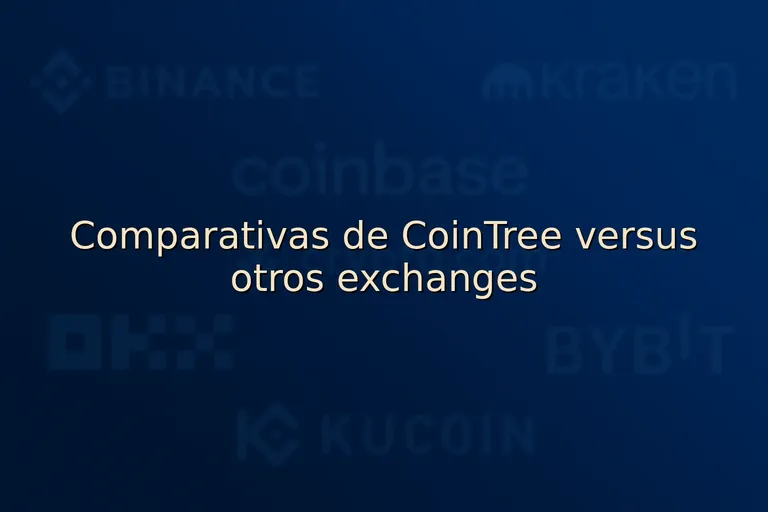 Comparativas de CoinTree versus otros exchanges
