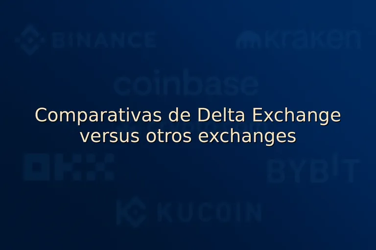 Comparativas de Delta Exchange versus otros exchanges