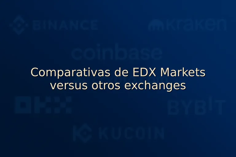 Comparativas de EDX Markets versus otros exchanges