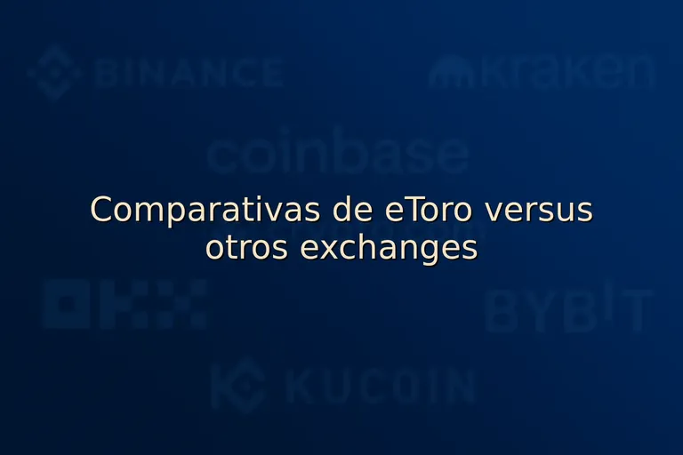 Comparativas de eToro versus otros exchanges
