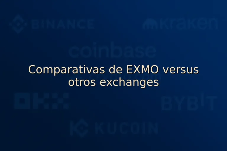 Comparativas de EXMO versus otros exchanges