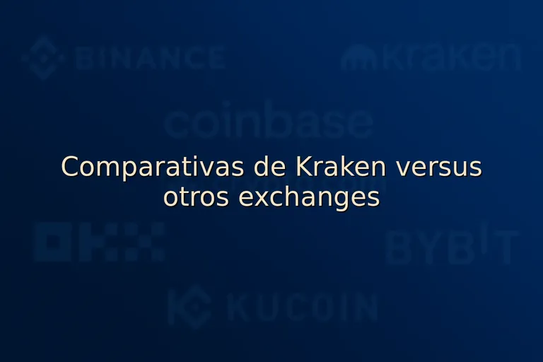 Comparativas de Kraken versus otros exchanges
