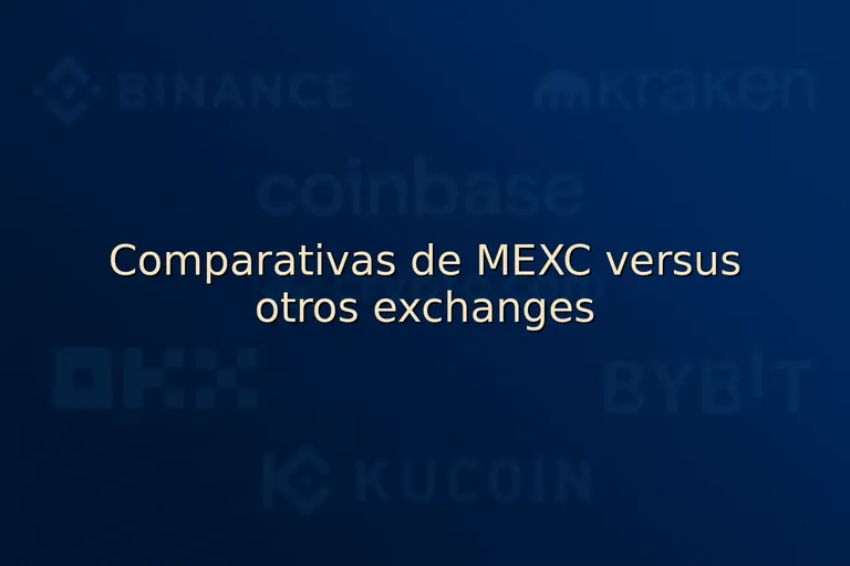 Comparativas de MEXC versus otros exchanges