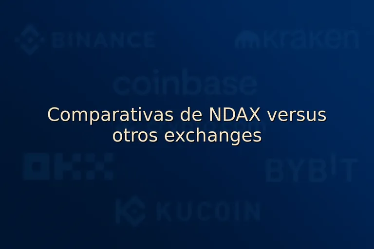 Comparativas de NDAX versus otros exchanges