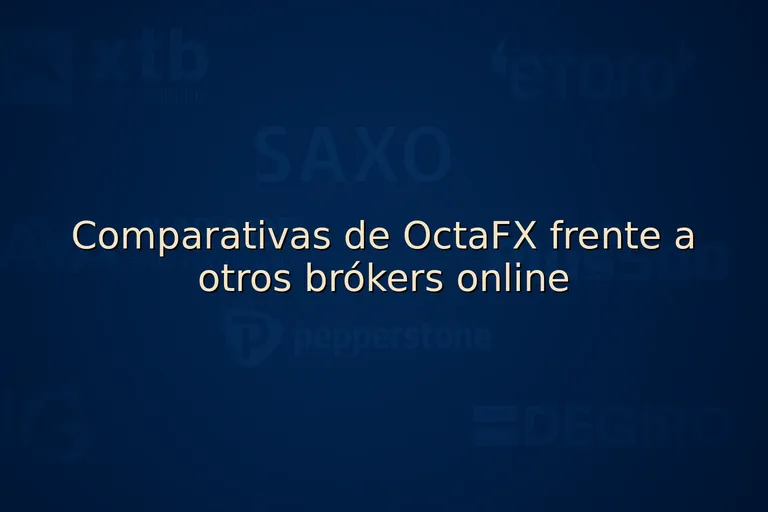 Comparativas de OctaFX frente a otros brókers online