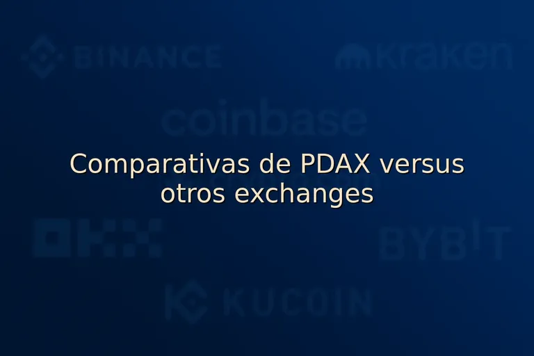Comparativas de PDAX versus otros exchanges