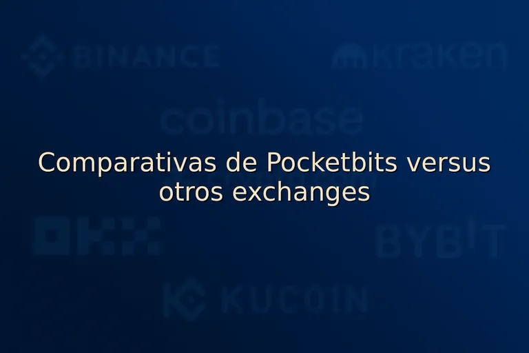 Comparativas de Pocketbits versus otros exchanges