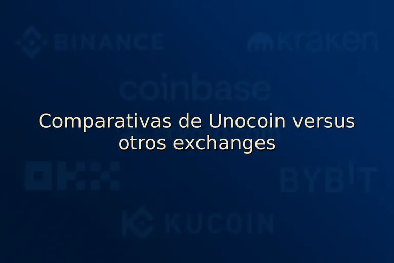 Comparativas de Unocoin versus otros exchanges